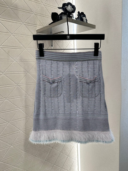 25 New Arrival Knitted Skirt Long-Sleeved Set
