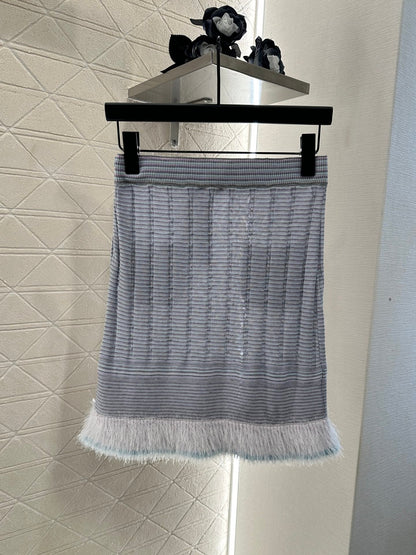 25 New Arrival Knitted Skirt Long-Sleeved Set