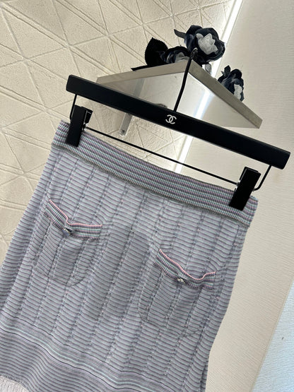 25 New Arrival Knitted Skirt Long-Sleeved Set