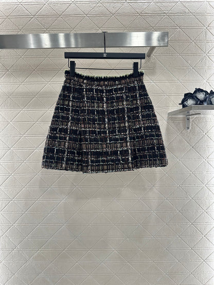 25 New Arrival Woven Jacket and Skirt Set