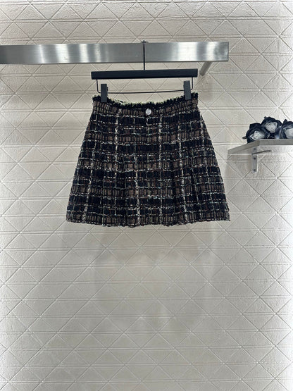 25 New Arrival Woven Jacket and Skirt Set