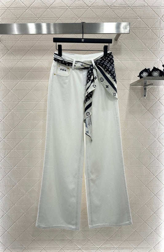 25 New Arrivals Embroidered Denim Pants