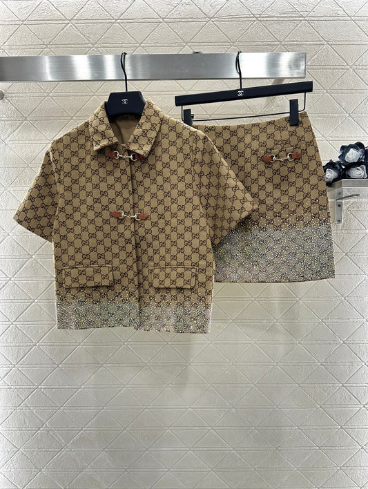 2025 New Arrivals Jacket and Skirt Set