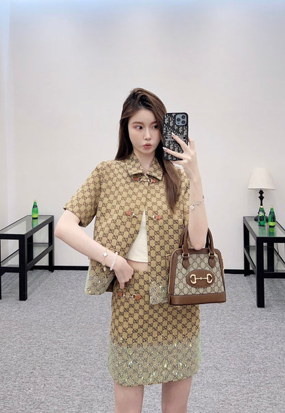 2025 New Arrivals Jacket and Skirt Set