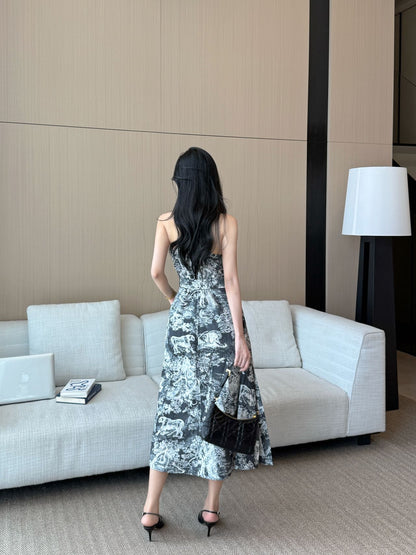 25fw printed dress