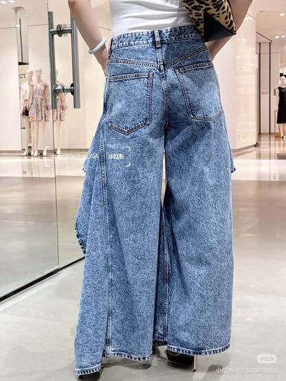 25fw ruffles jeans