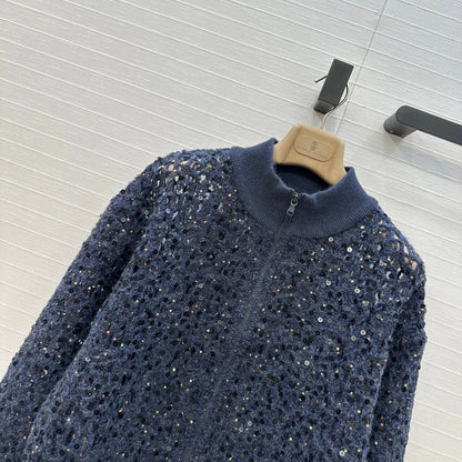 25fw embroidered cardigan