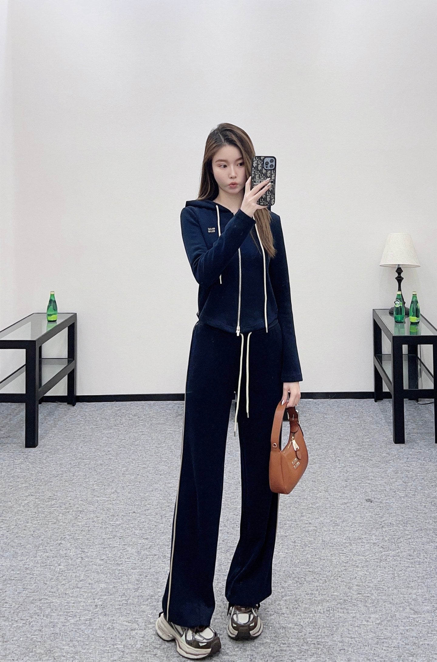 25fw Hooded jacket and trousers set