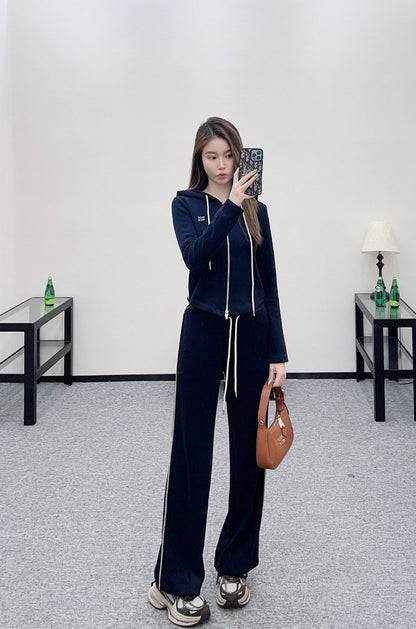 25fw Hooded jacket and trousers set