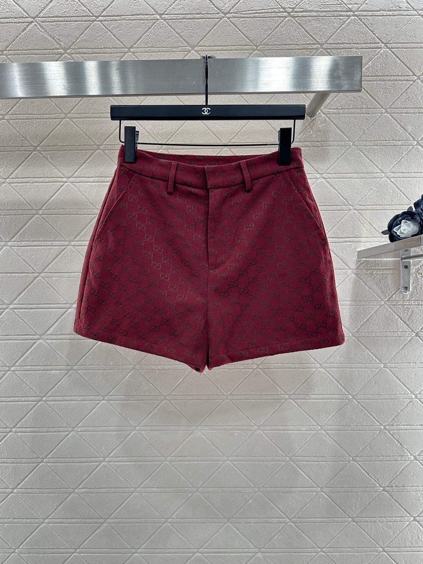 25 Belt vest shorts set