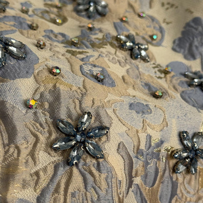 25 new diamond silk jacquard dress