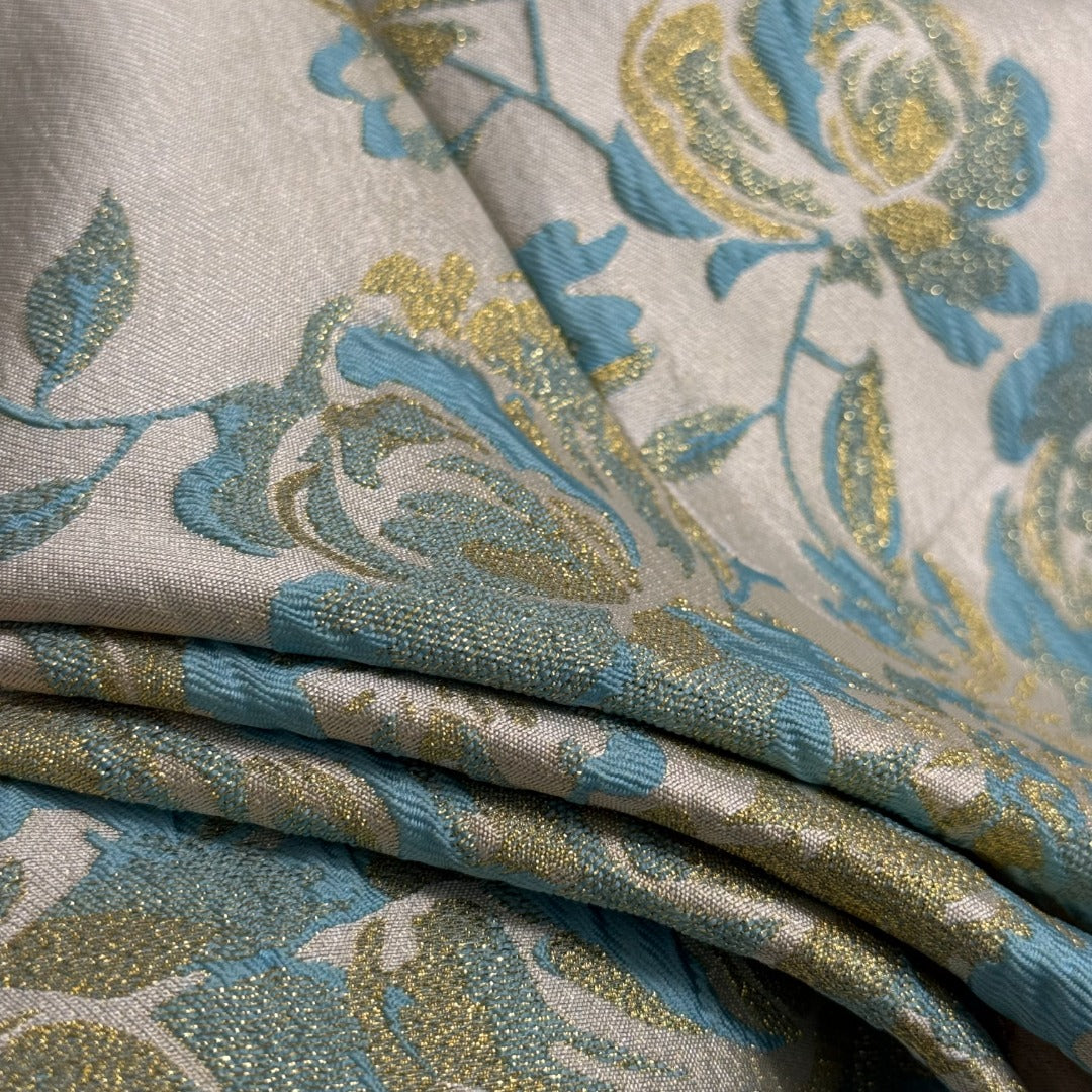 25 new diamond beaded silk jacquard dress