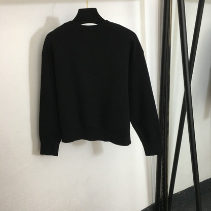 25 new letter offset printing pullover sweater