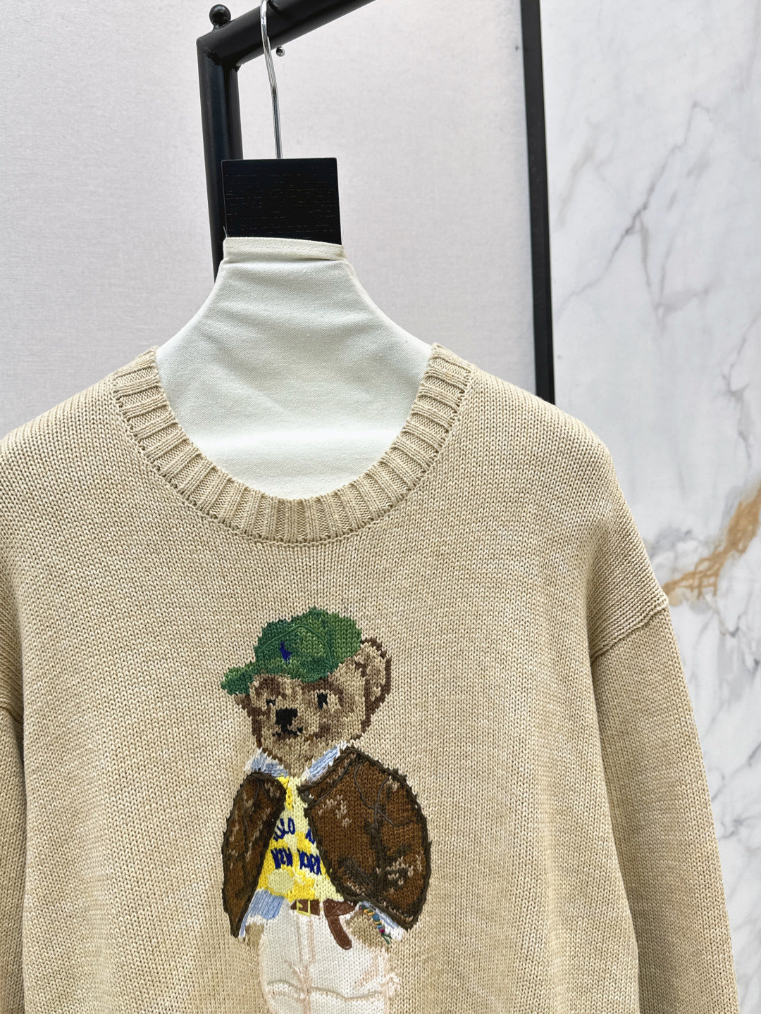 RL 25fw embroidered sweater