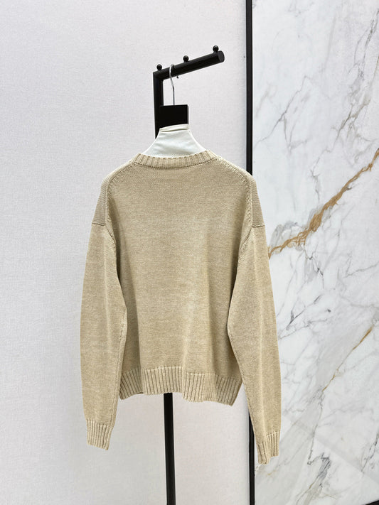 RL 25fw embroidered sweater