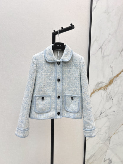 25fw new rattan check lapel jacket