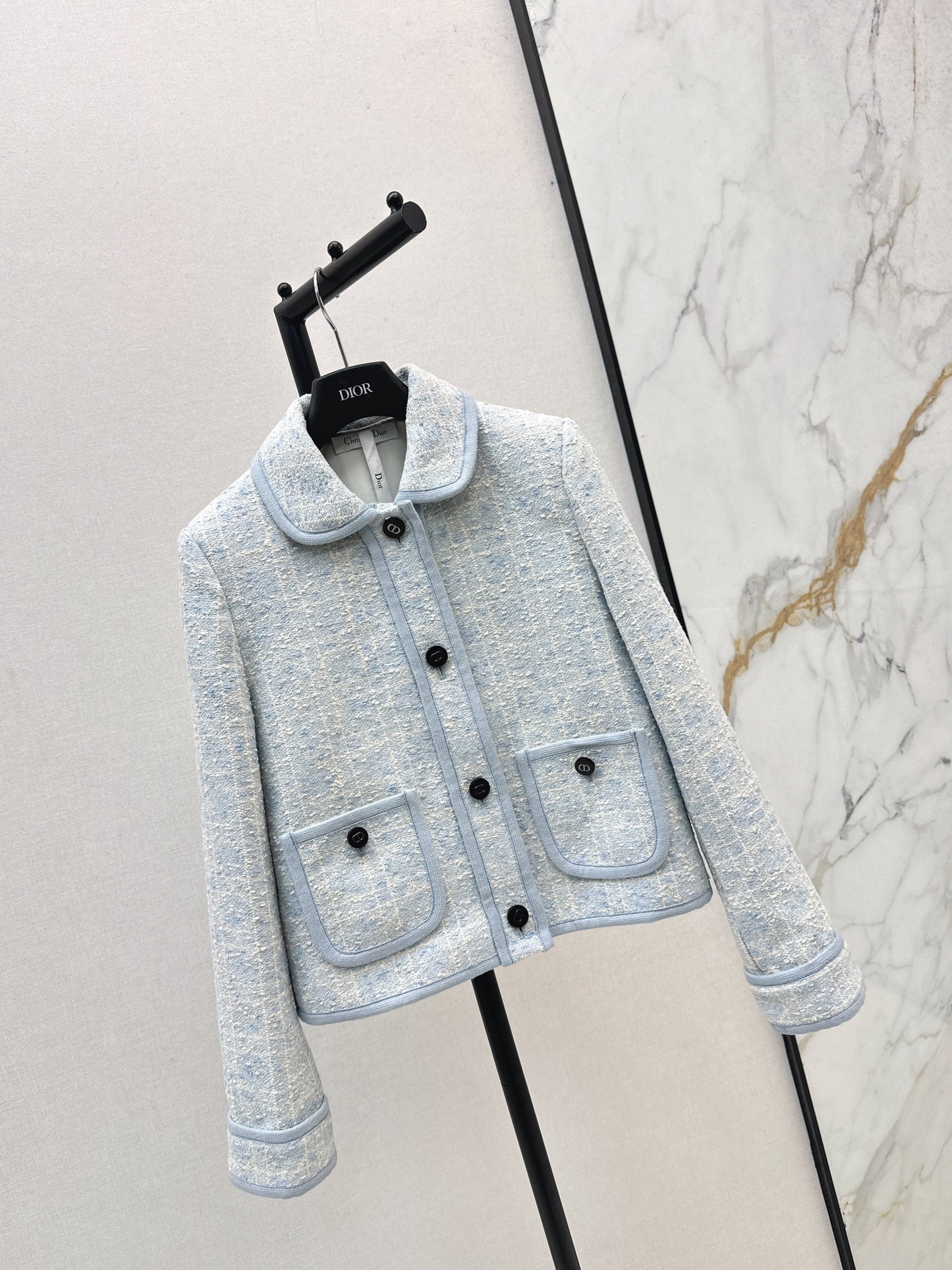 25fw new rattan check lapel jacket