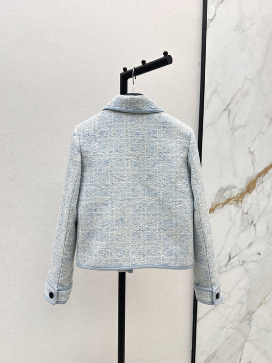 25fw new rattan check lapel jacket