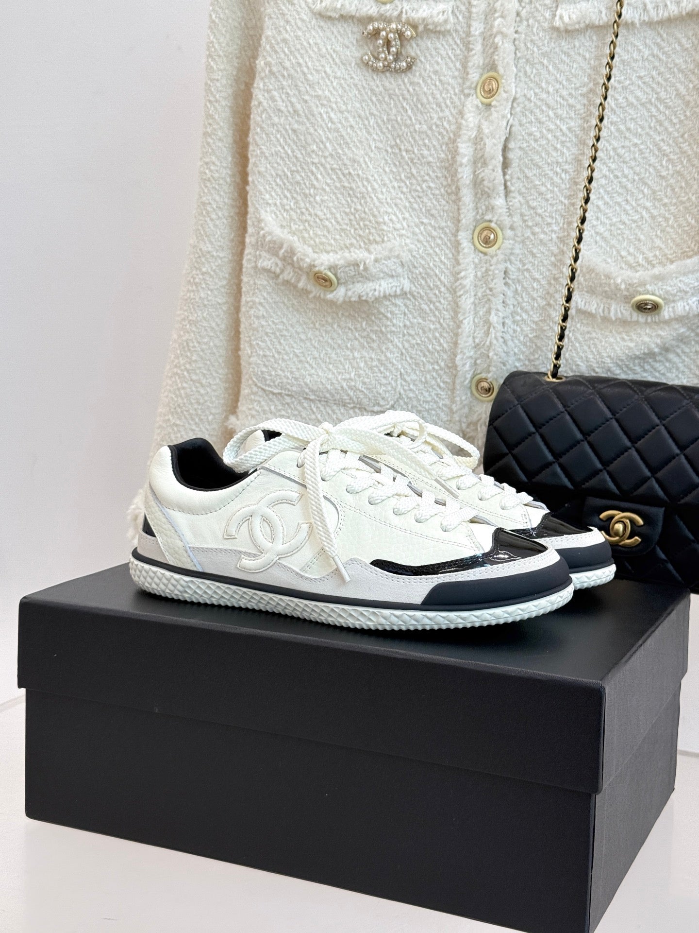 25K new casual board shoes and sports shoes(WHITE/SILVER/BLACK)