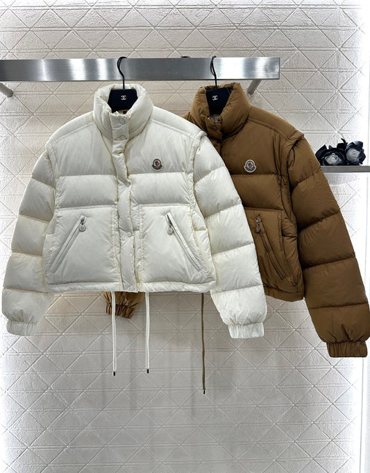 25 Detachable sleeve vest down jacket