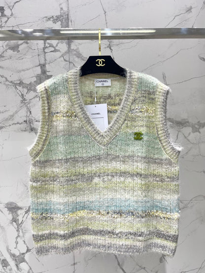 25 Gradient mohair vest