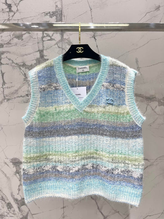 25 Gradient mohair vest