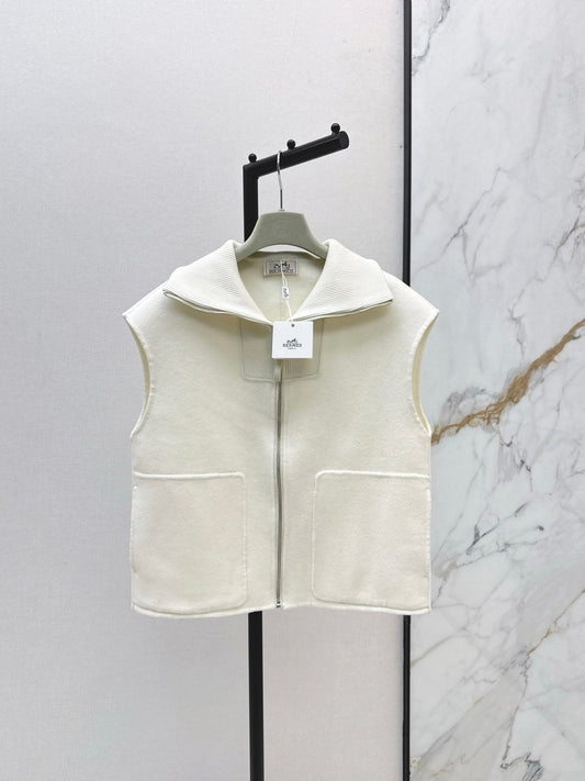 25 New wool cashmere vest jacket
