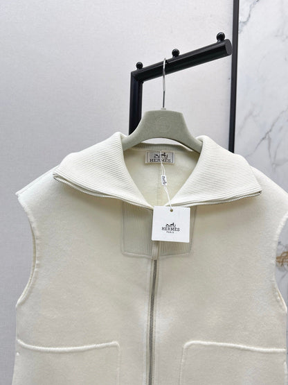 25 New wool cashmere vest jacket