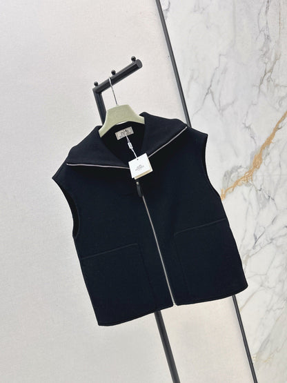 25 New wool cashmere vest jacket