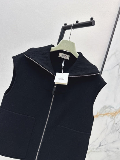 25 New wool cashmere vest jacket