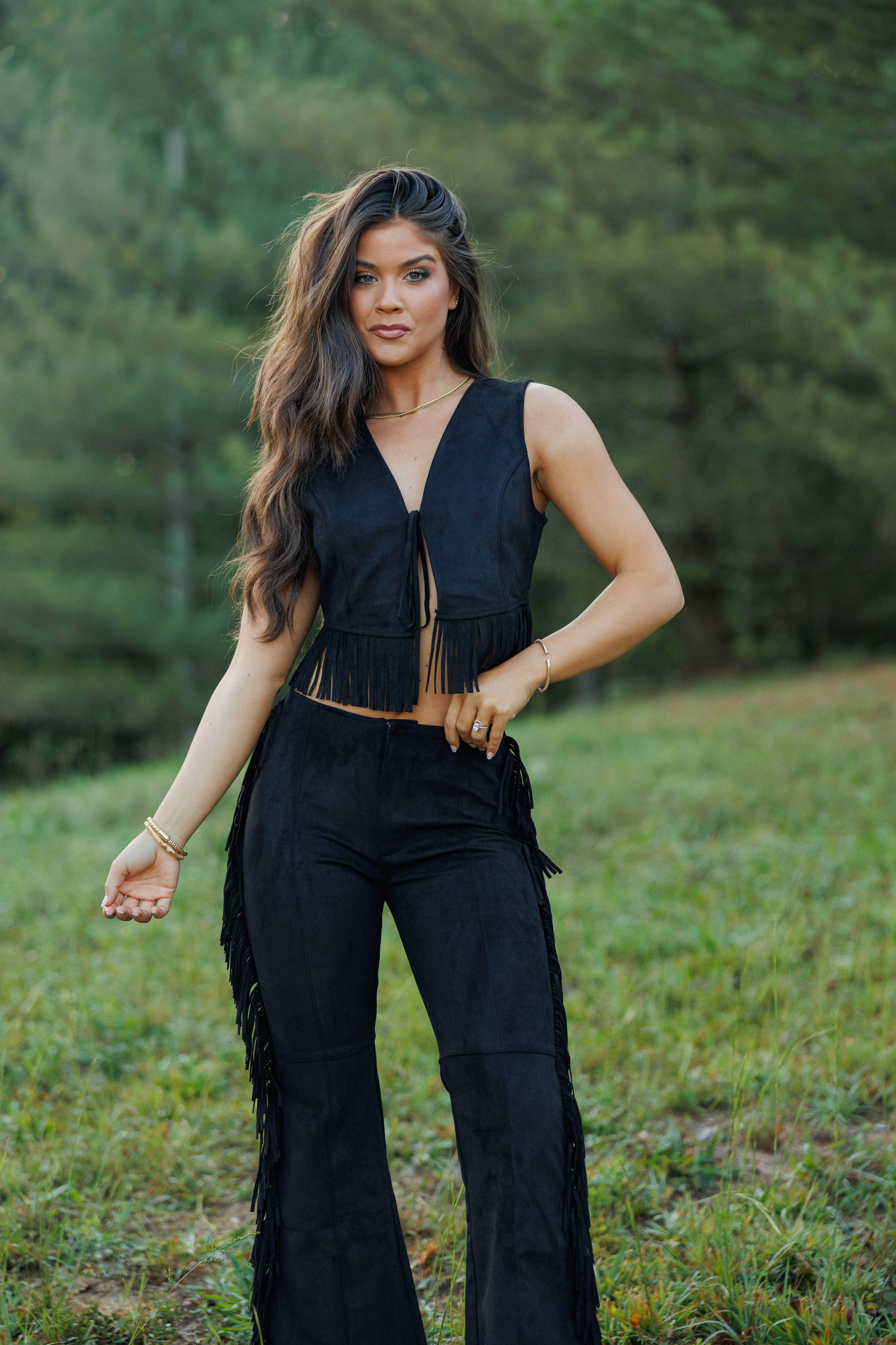 Dark Horse Suede Vest