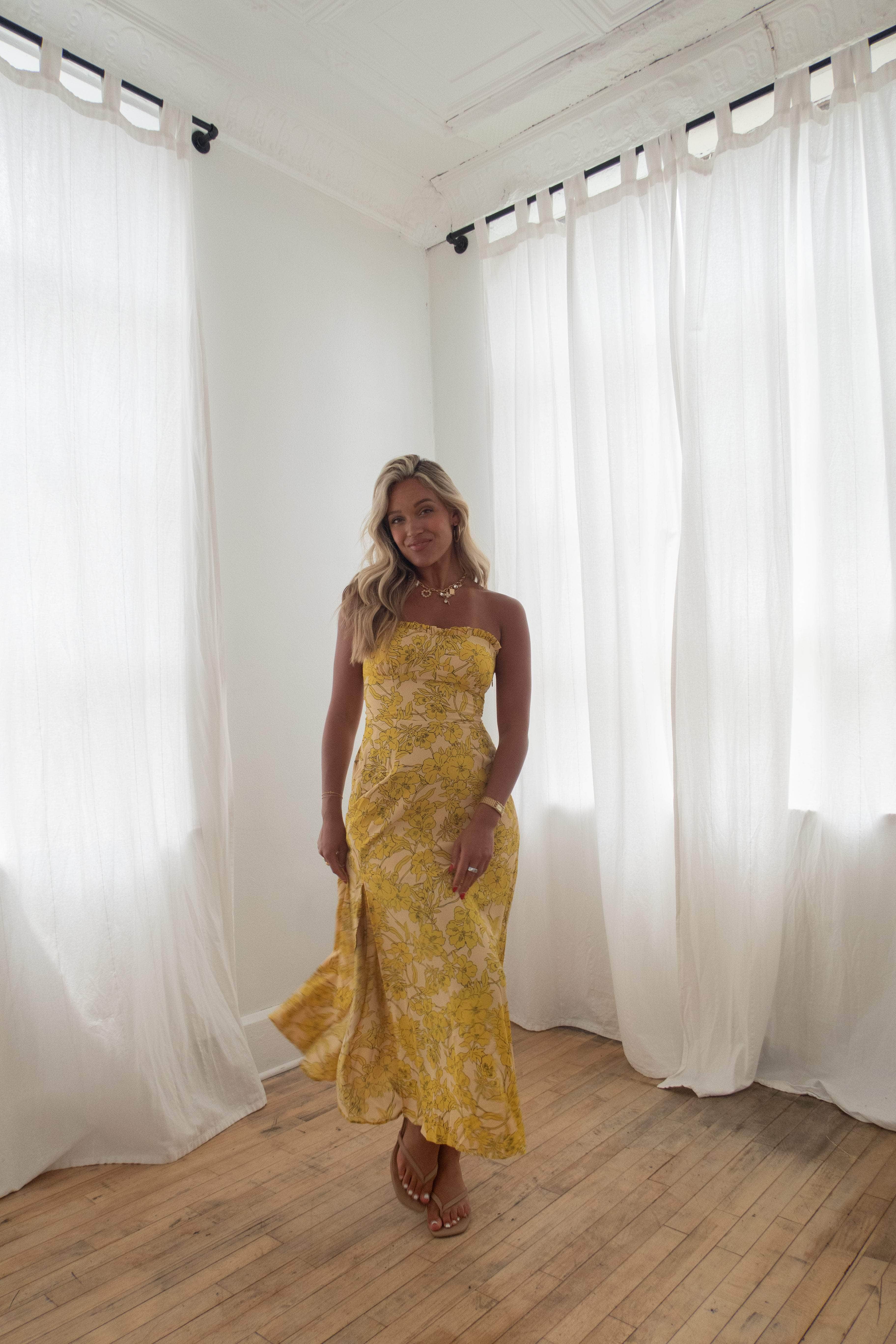 Capri Garden Midi Dress