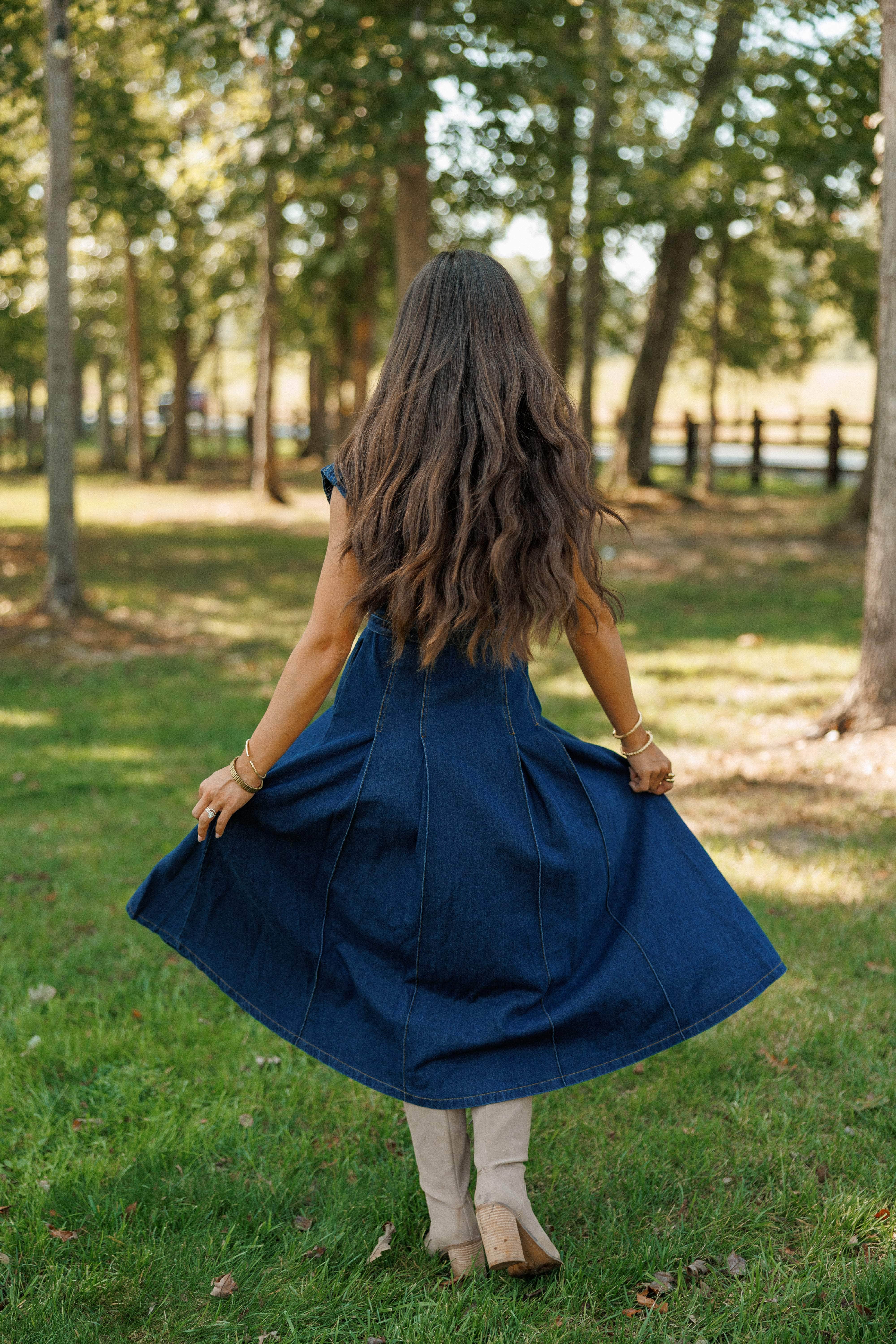 [Pre-Order!] Denim Days Ahead Dress