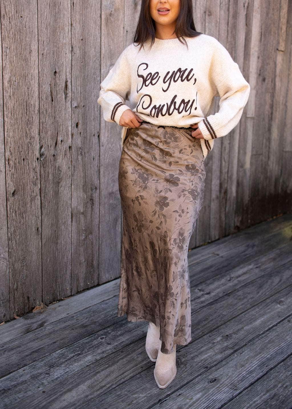 Range Romance Satin Skirt