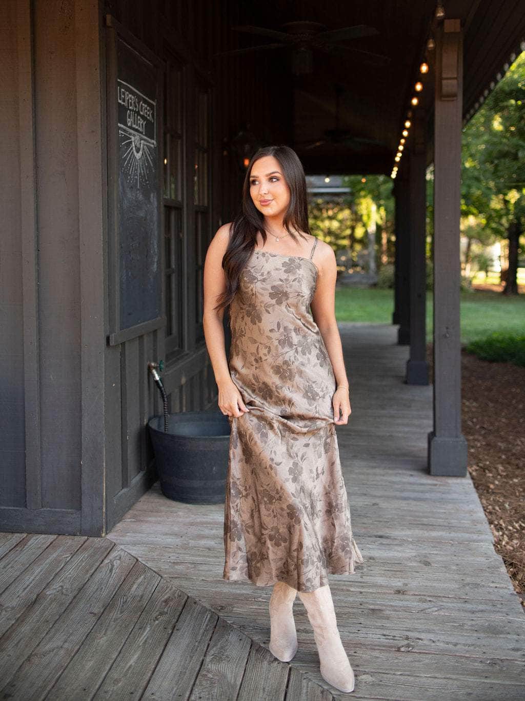 Range Romance Satin Dress