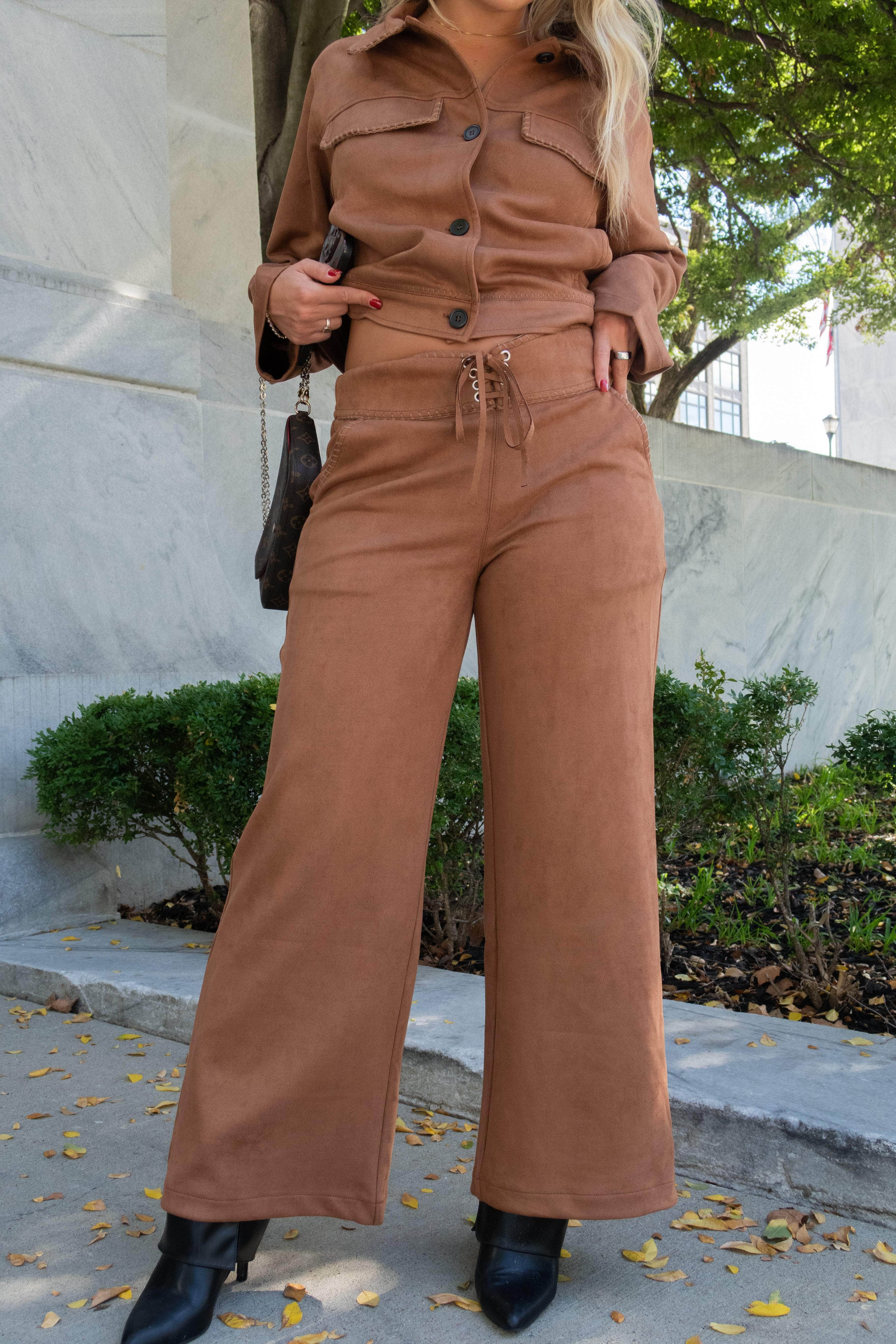 Modern Cowgirl Suede Pants